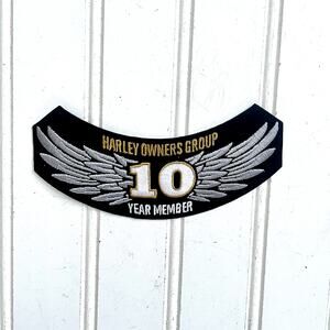 Harley Davidson Owners Group HOG Patch 10 Year Member